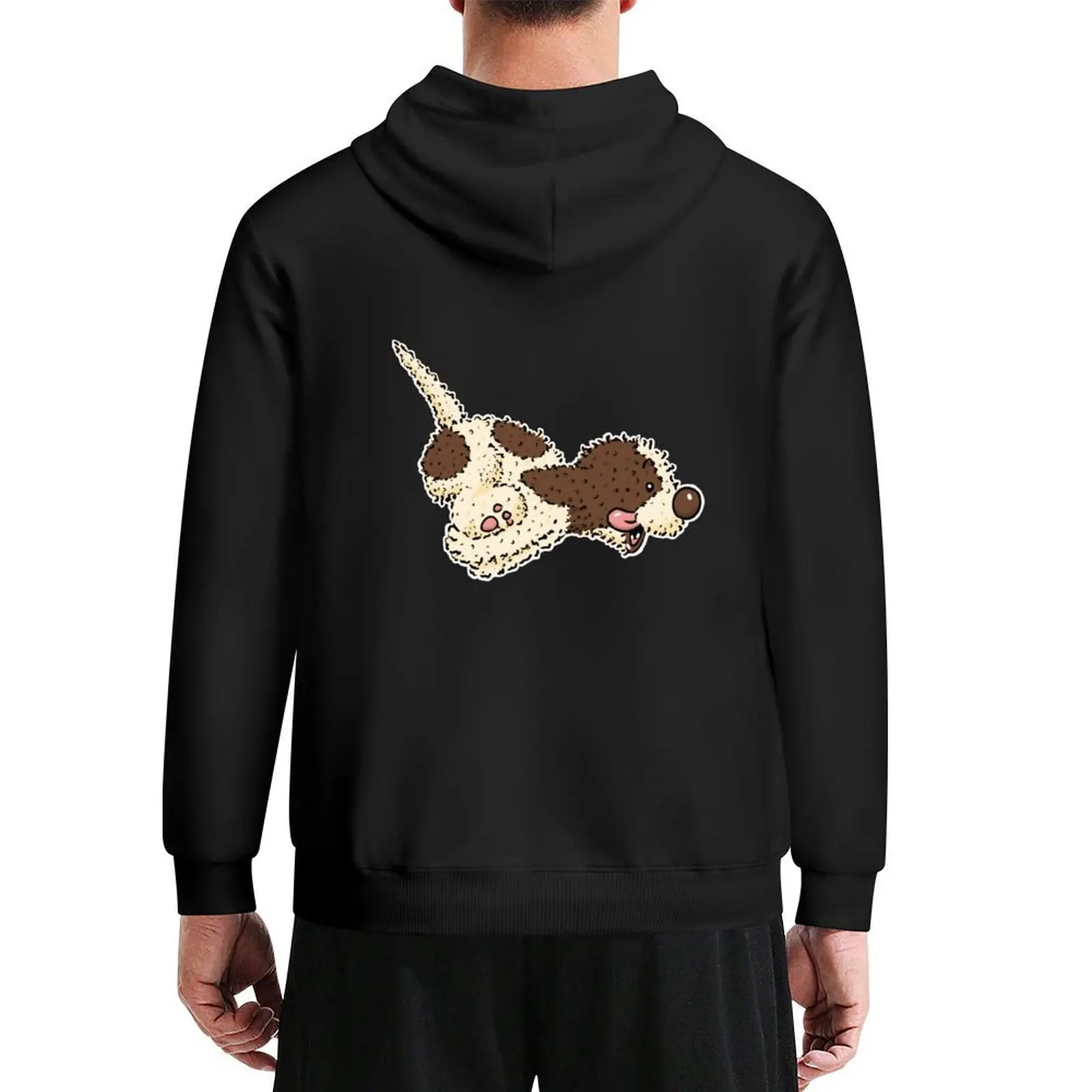 ملابس بغطاء للرأس من Lagotto Romagnolo للرجال ملابس رجالية ملابس رجالي جرافيك تي شيرت رجالي بقلنسوة #1