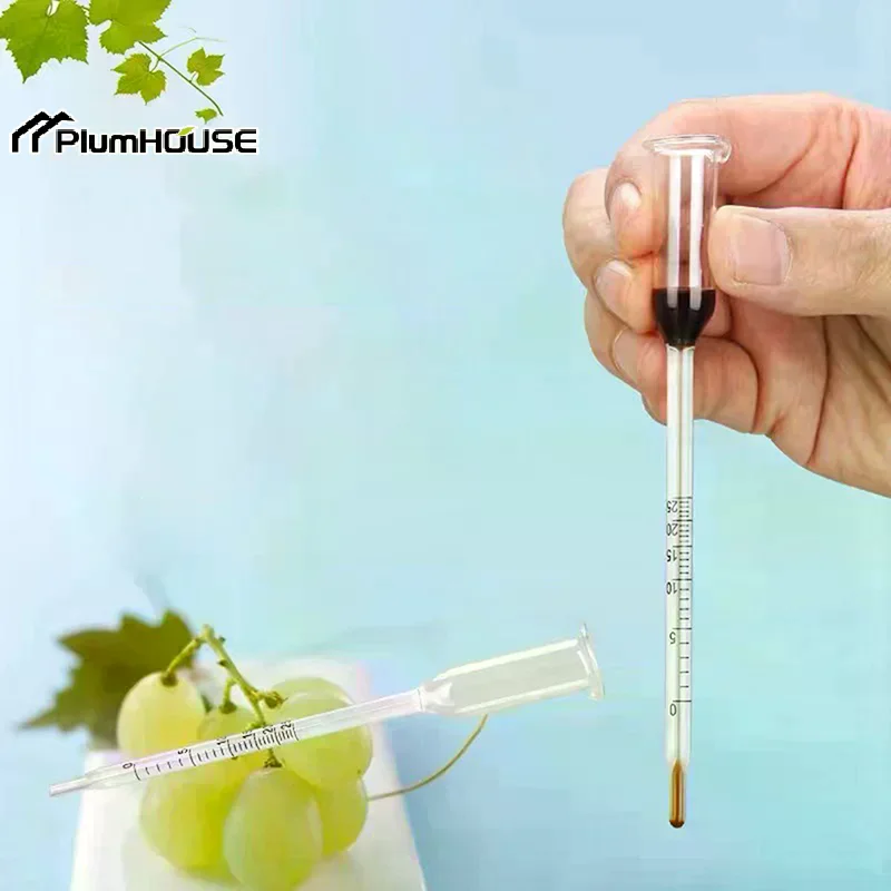 

Измеритель алкоголя в вине, тестер содержания сахара в вине, гидрометр, измеритель концентрации вина, спиртометр для вина