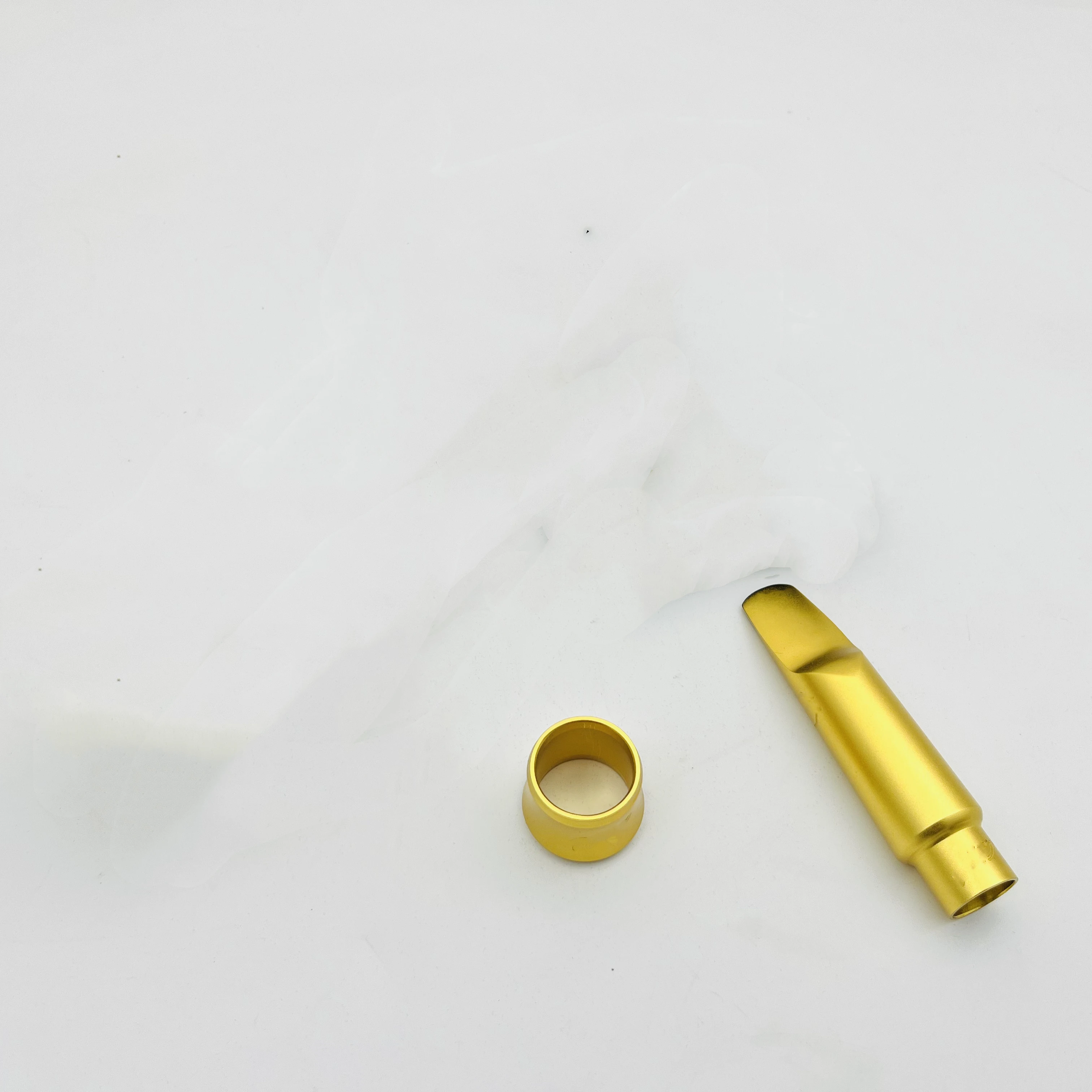 Real Pictures Sax Mouthpiece For Alto Soprano Tenor Size 5 6 7 8 9 Gold Plated Saxophone Accessories