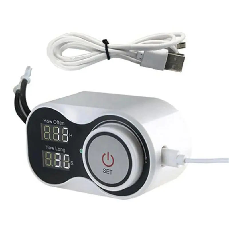 AEE2-New Smart Drip System Automatic Watering Device Garden Water Pump Controller For Potted Plant Flower