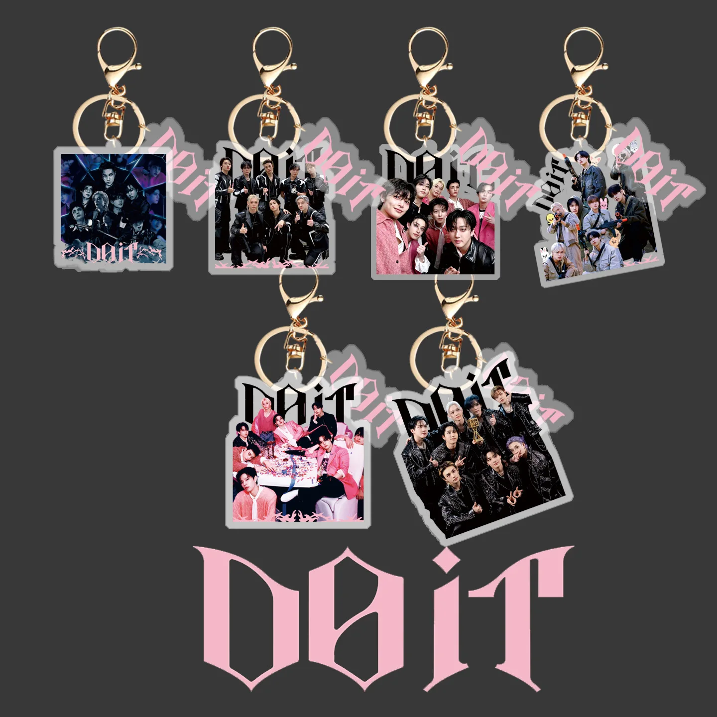 

Stray Kids Dolt's new album SKZOO new acrylic keychain keychain, keychain pendant, same style as the surrounding accessories