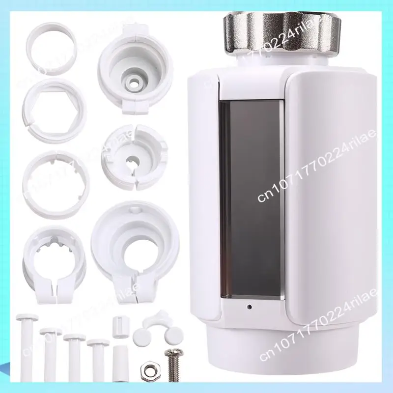 A17Z Tuya Zigbee Умный термостатический клапан радиатора Автоматический Wi-Fi клапан контроля температуры поддерживает Alexa