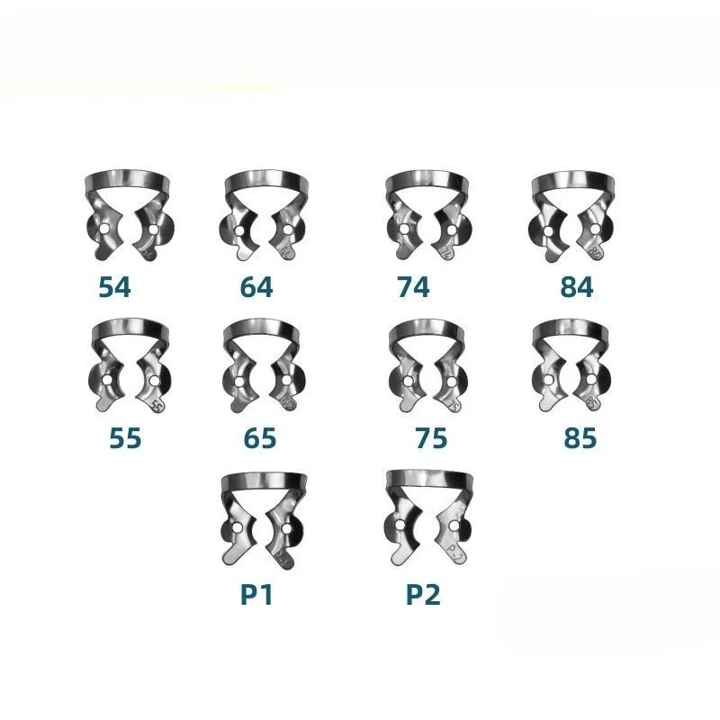 Lab Materials, Children's Rubber Barrier Clasps Imported From Russia, Baby Teeth Clips, Black Anti-reflection Clasps s