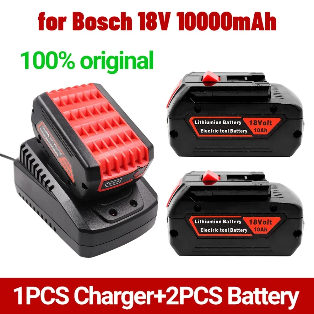 

100% Original 18V 6.0/8.0/10ah Rechargeable Lithium Ion Battery for Bosch 18V 6.0A Backup Battery Portable Replacement BAT609