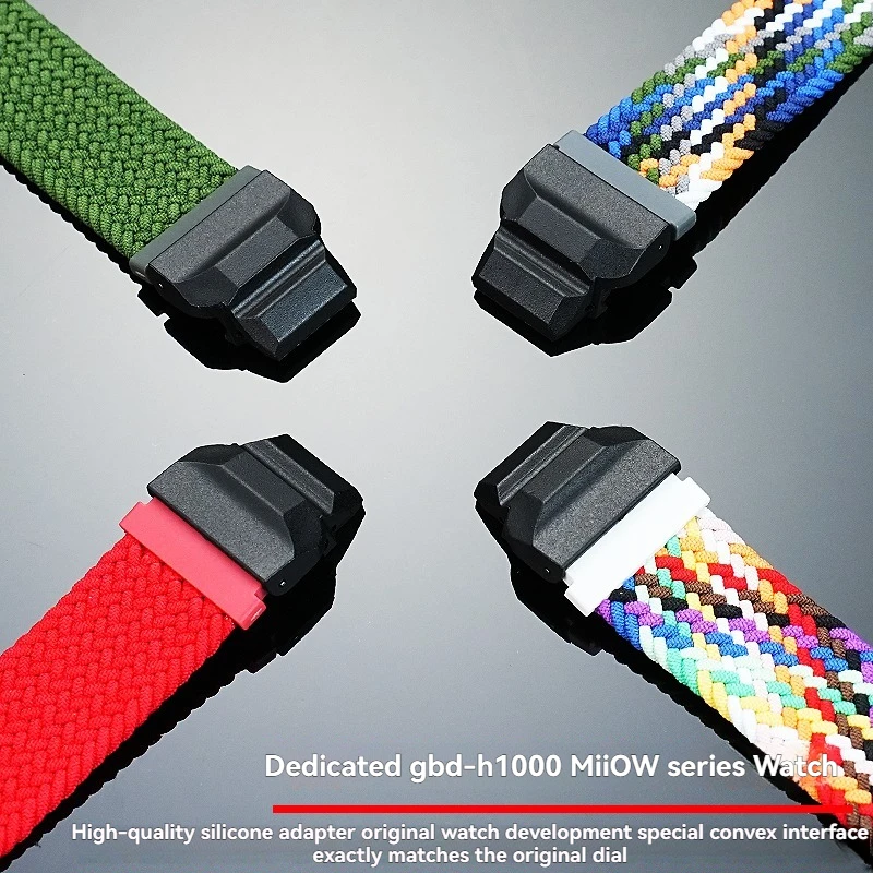 Replacement Nylon Strap for Casio G-Shock GBD-H1000 'Catman' Series | Magnetic Folding Clasp | Waterproof Sports Watch Band