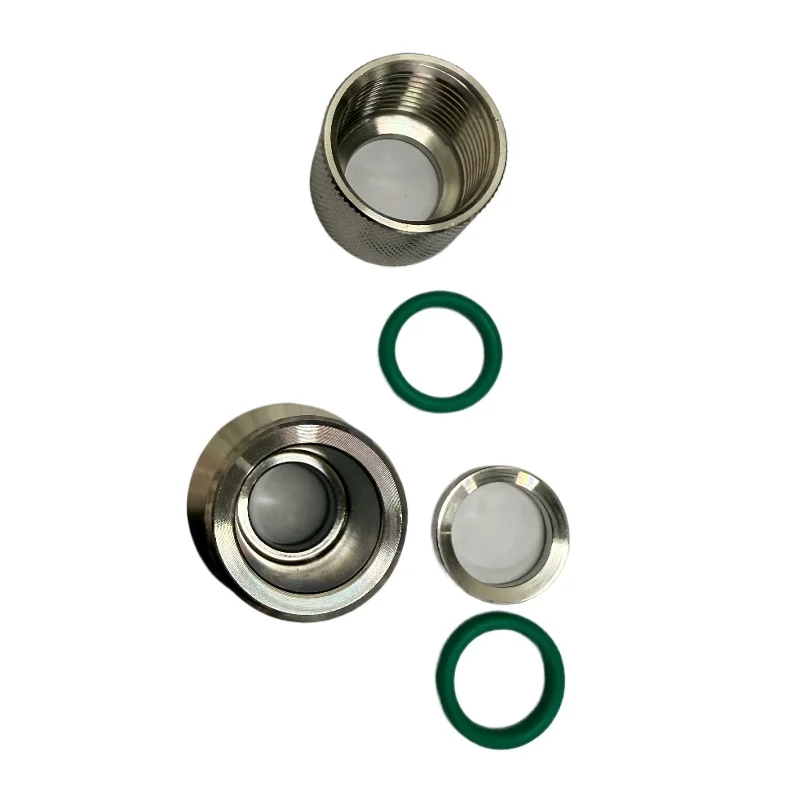 KF16 KF25 KF40 K50 Vacuum Gauge Tube Joint Stainless Steel Quartz Sealing Flange Pipe Plug Furnace