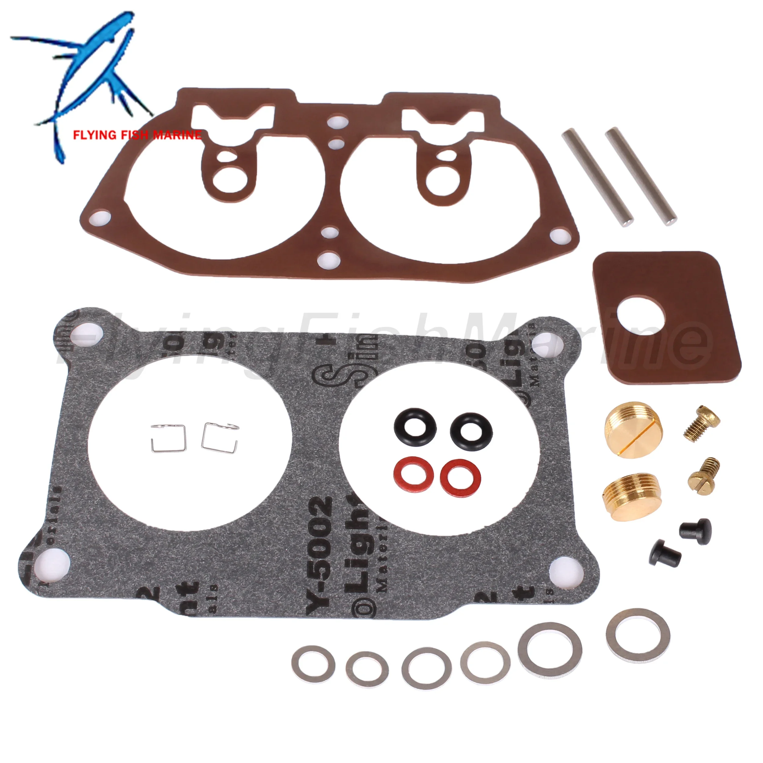 Outboard Motor 6E5-W0093-06 6N6-W0093-01 18-7002 Carburetor Repair Kits for Yamaha V4 V6 115HP-225HP / 8M6010312 for Mercury