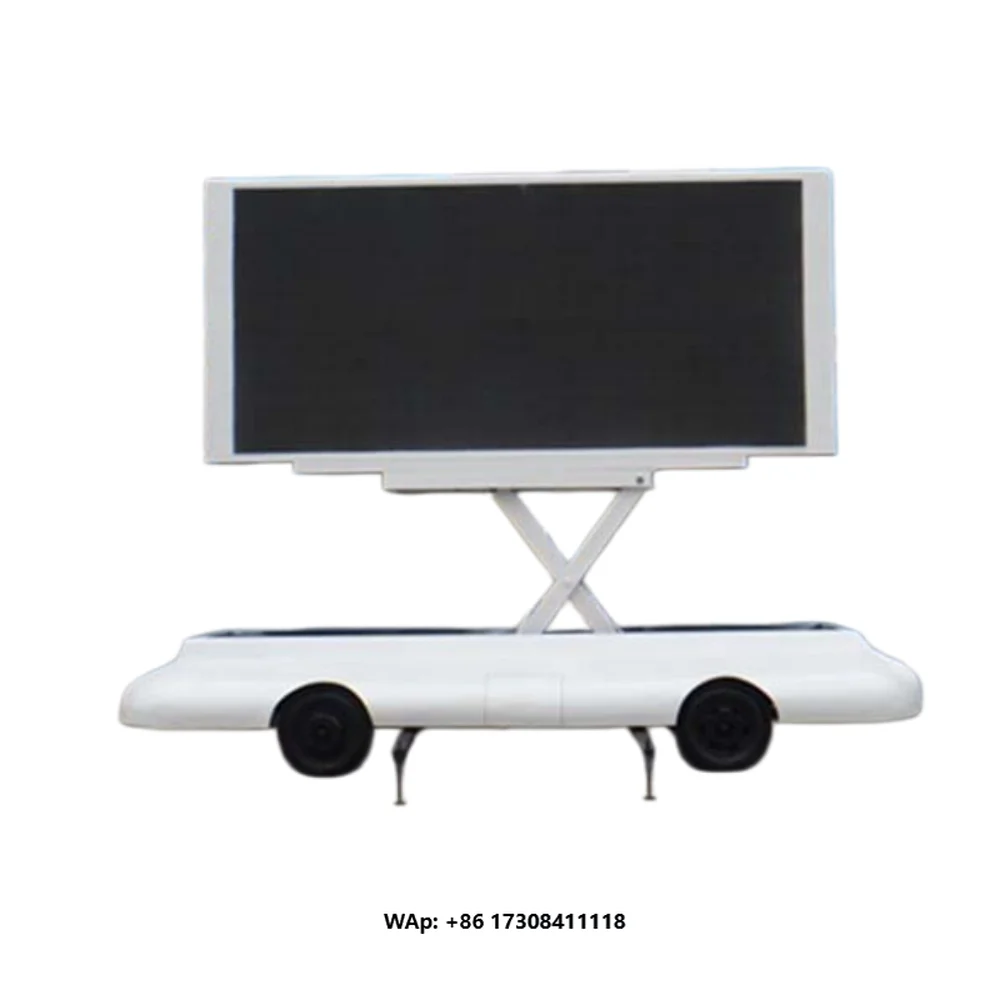 Hot-selling new  manual 3840x1728mm LED advertising trailer digital LED display truck