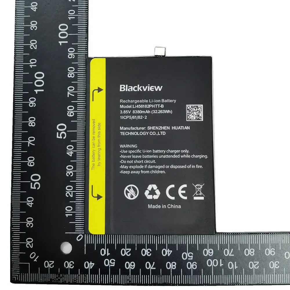 Li456182PHTT-B 8380mAh Battery For Blackview BV8800 BL8800 Pro Original Batteria 8380mAh Batteries Fast Deliver