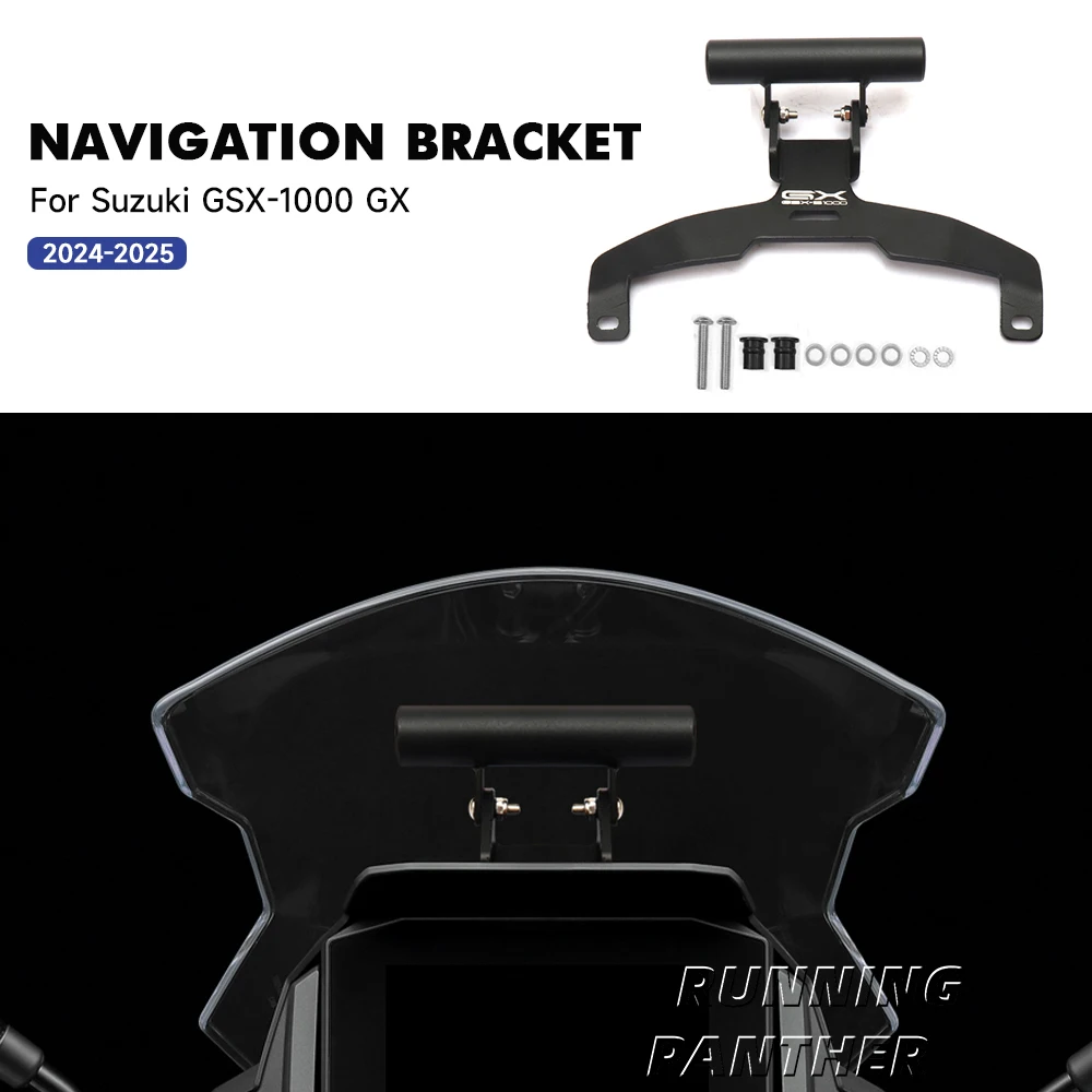 

Мотоциклетный GPS-держатель, навигационный кронштейн, детали, удлинитель, аксессуары для Suzuki GSX-S1000 GX 2024-2025