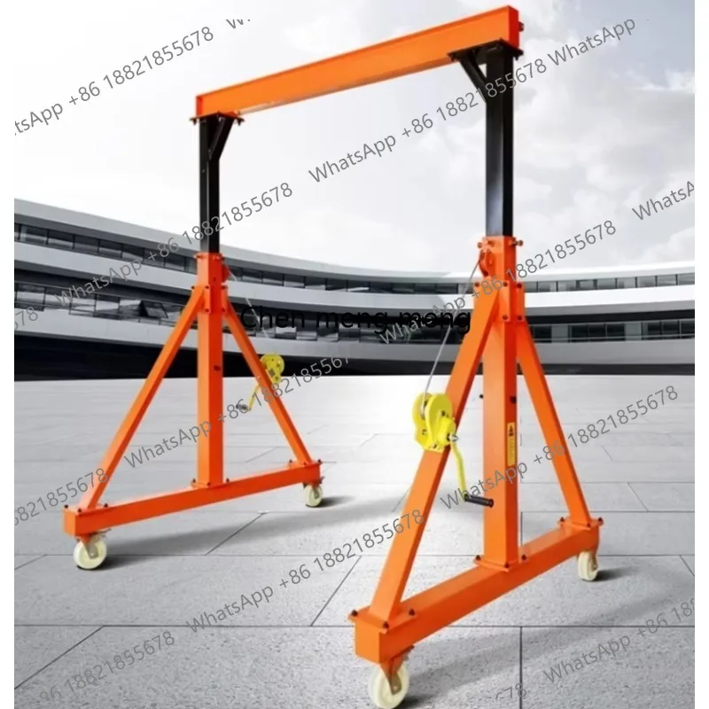 A55 Mobile Small Gantry Hanger Lifting Electric Site Frame Hand-pushed Trackless Crane