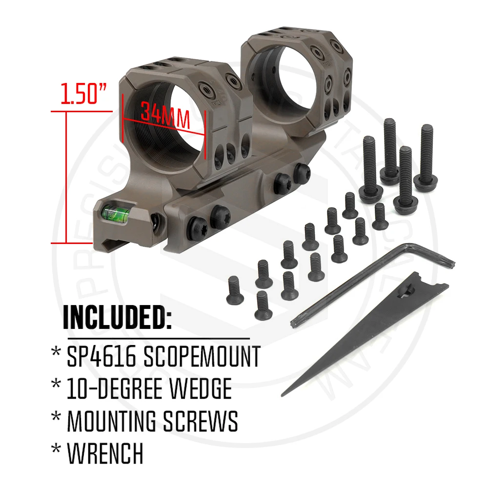 Zielfernrohrmontage SP-3002 SP-4002 SP-4616 QDP-4616 Halterung 34 mm 30 mm 0 MOA 1,50 Zoll Höhe Zielfernrohrmontage mit Oberflächen für Zielfernrohrzubehör