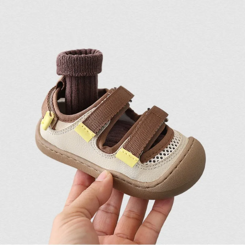 New Summer Children Sandals For Boys Mesh Breathable Kids Sport Shoes Soft Sole Fashion Toddler Boys Beach Sandals EU22-31