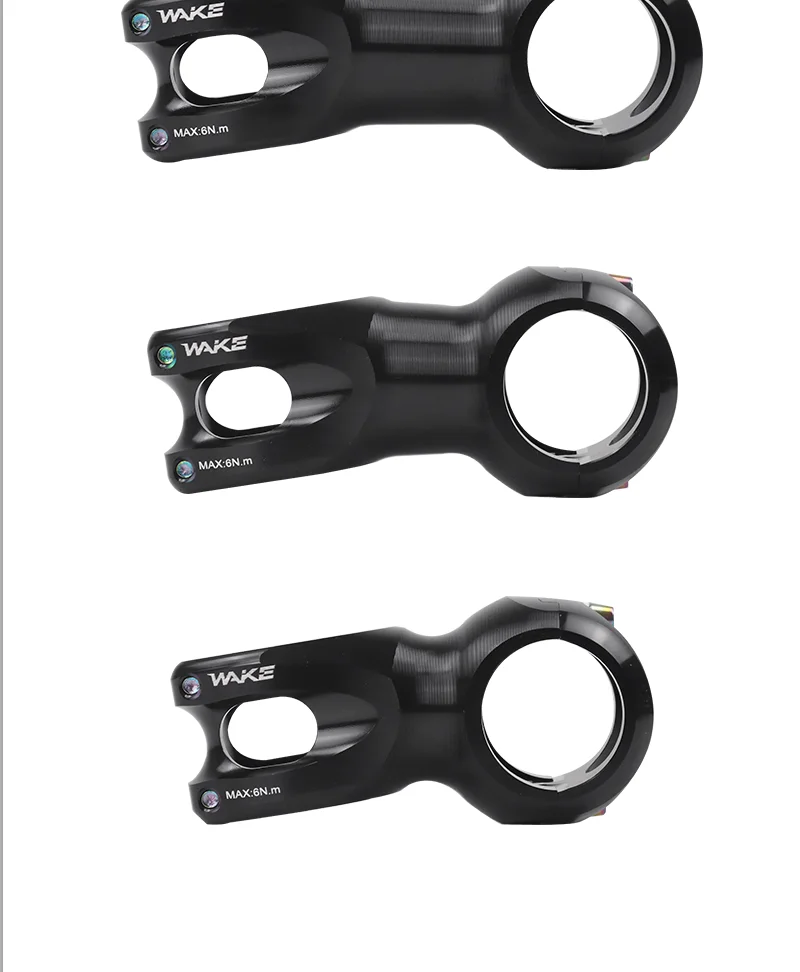 Wake Rennrad Fahrradzubehör Vorbau Lenkervorbau 31,8 mm 10-Grad-Aluminiumlegierung Leicht für Radfahren Silberner Vorbau – Detail 9