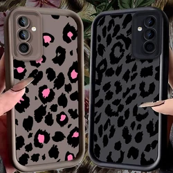 Leopard Case for Samsung Galaxy A35 5G A50 A53 A34 A33 A32 A30 A22 4G A21S A16 A15 A14 A13 A12 A10S A10 A06 A05S M55 M54 Cover