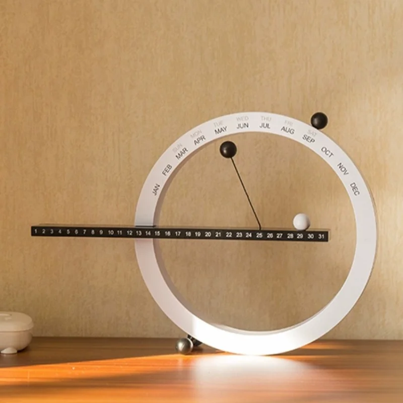Magnetic Ball Perpetual Calendar Creative Ornaments Desktop Minimalist Home Personalized Decoration view 6