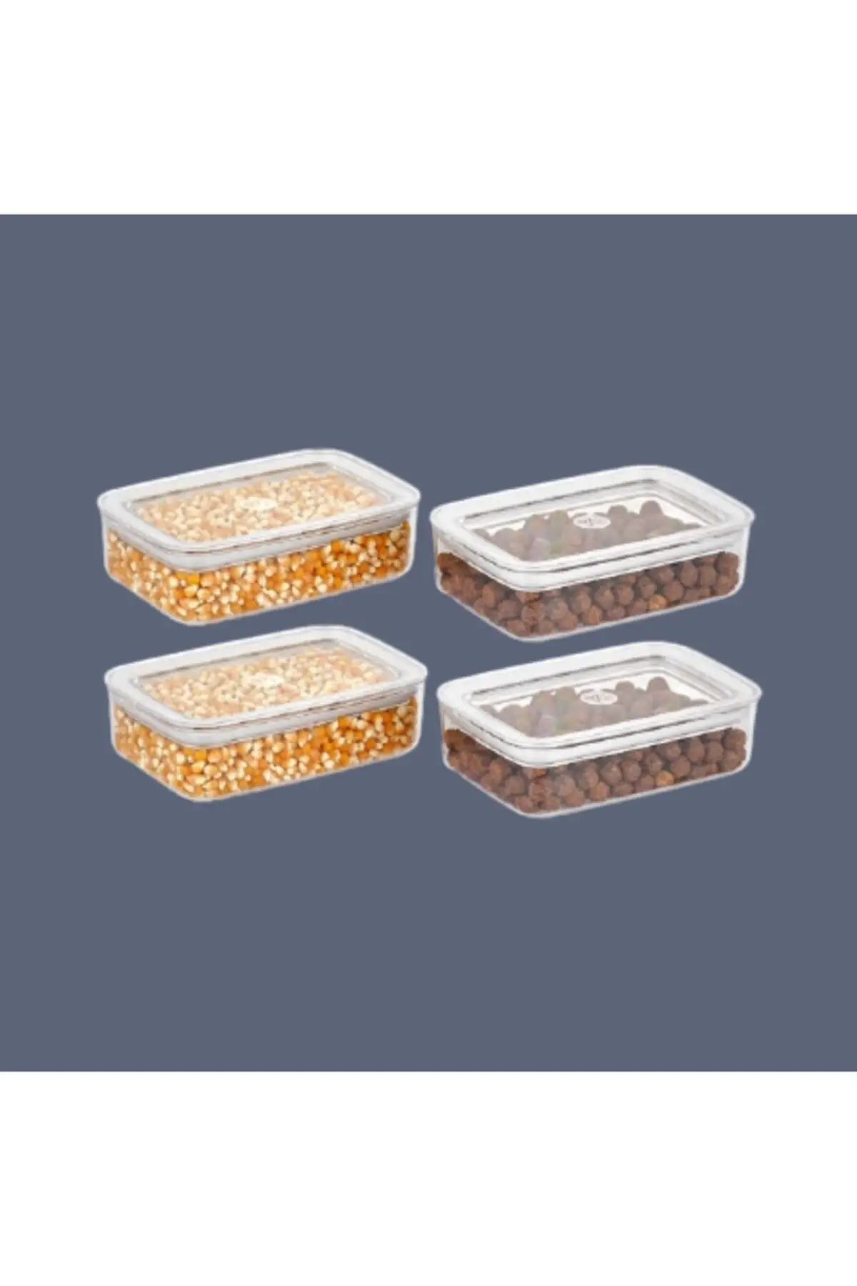 

DOLBOVI 4 pcs 600 ml Sude rectangular storage container