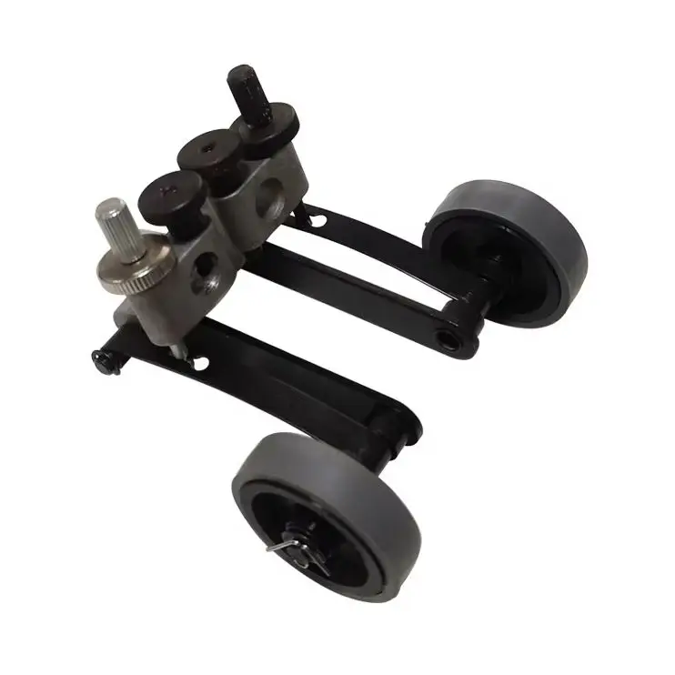 

2 пары/лот колес в сборе R600 R700, резиновое колесо в сборе, кронштейн направляющей под давлением в сборе для запасных частей Roland