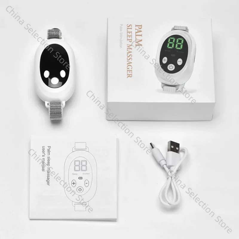 Cross-border New Smart Home Appliance Hand-held Micro-current Massager EMS Pulse Hand-held Sleep Meter Soothing Instrument