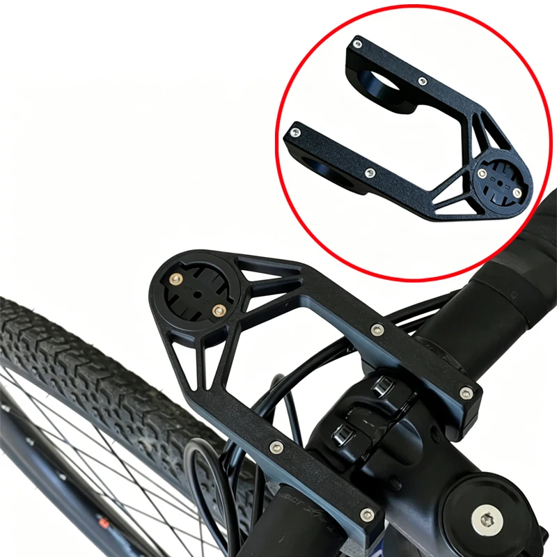 1PCS For Garmin Bike Computer Mount 3D Printed Bicycle Handlebar GPS Computer Holder Bracket Compatible w 31.8mm Split Handlebar