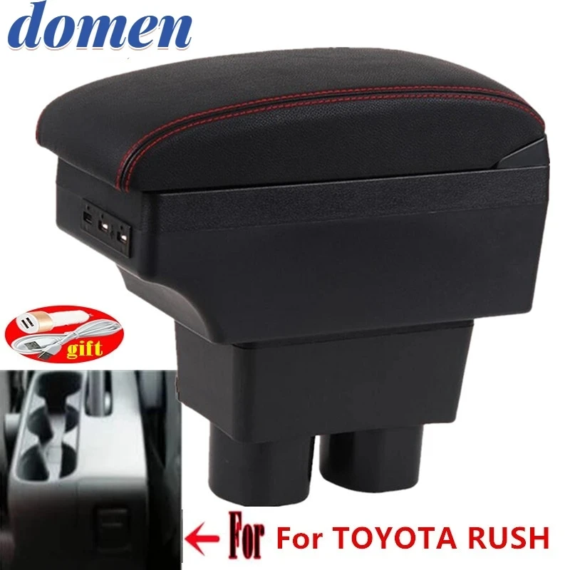 New luxury For TOYOTA RUSH Armrest Box For Toyota Avanza Rush Car Armrest Interior Retrofit Storage Box Car Accessorie Interior