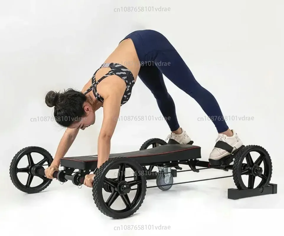 دراجة تمرين متعددة الوظائف، معدات رياضية لبطن الضفدع ذات الارتداد التلقائي، آلة فقدان الوزن، نظام اللياقة البدنية لإجمالي الجسم #2