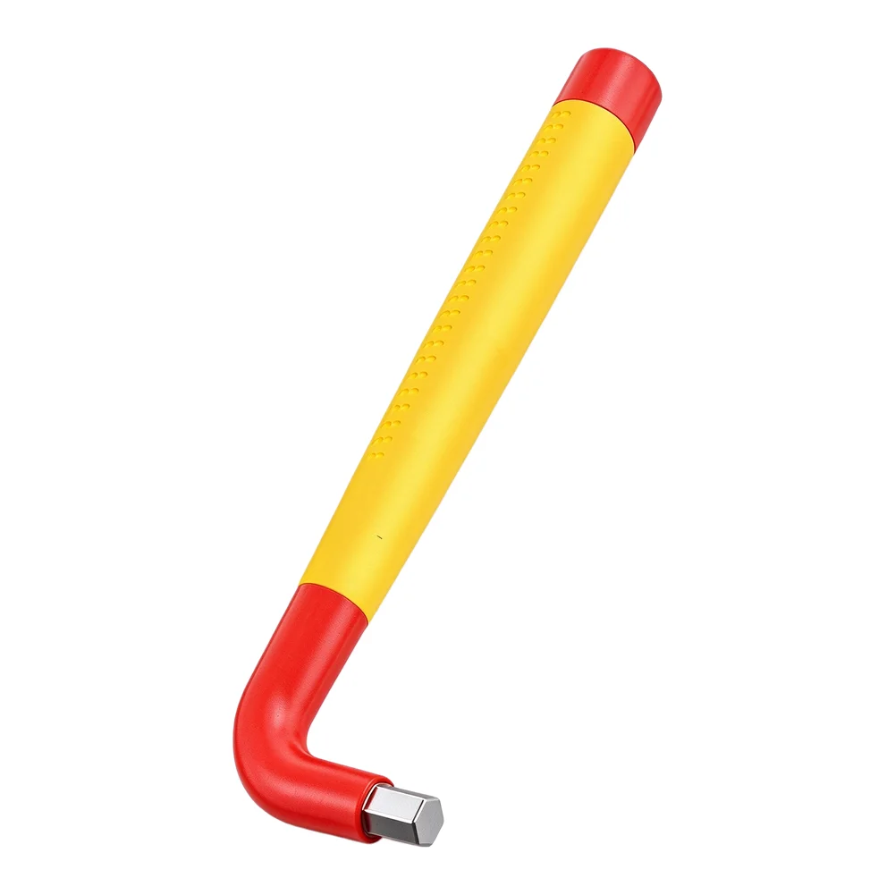 1000V Insulated Hex Key Set For S2 Alloy Steel Wrench 3-12mm Red Yellow For Electrician Safety Tools With Storage Bag
