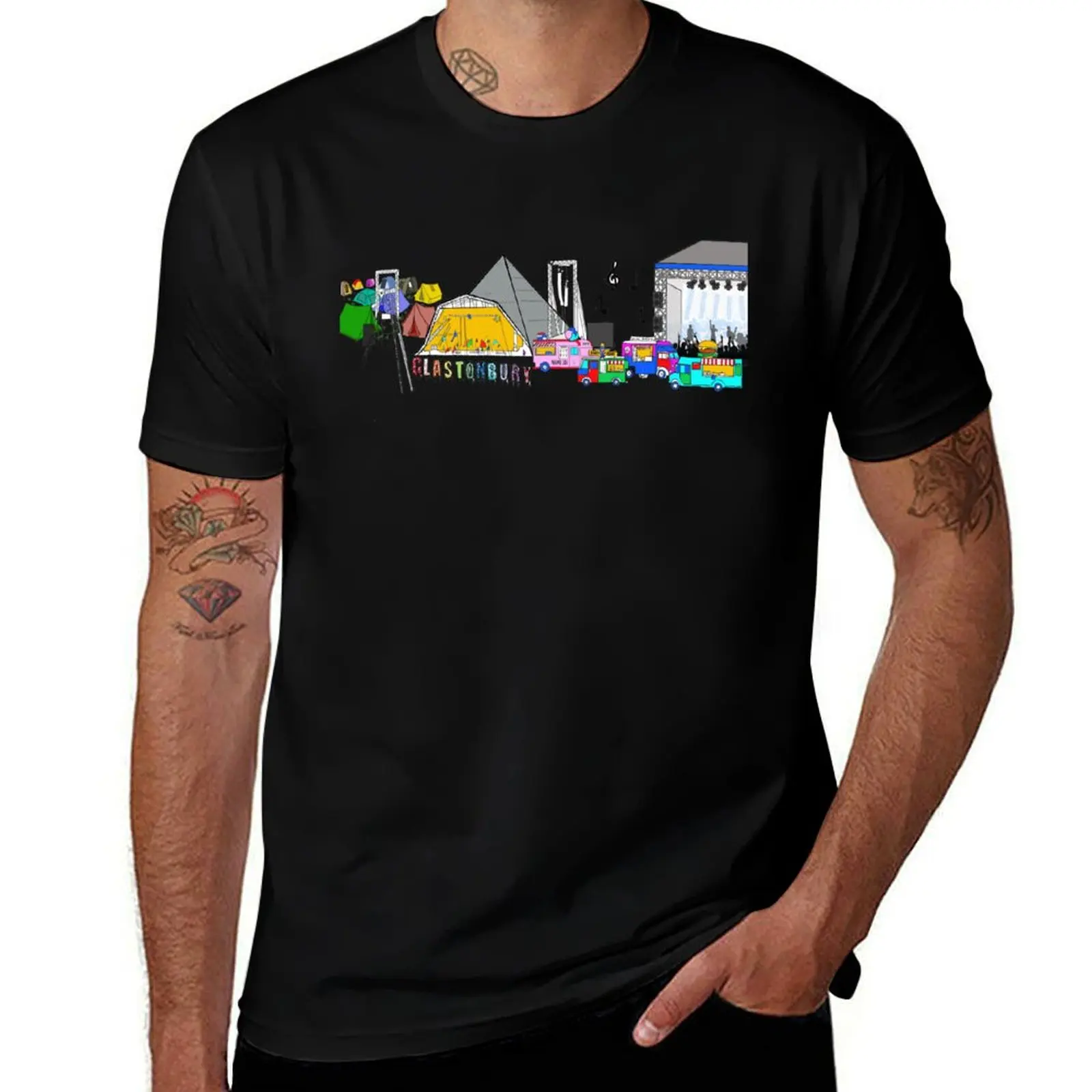 

Glastonbury T-Shirt vintage clothes kawaii clothes Louboutins mens clothes