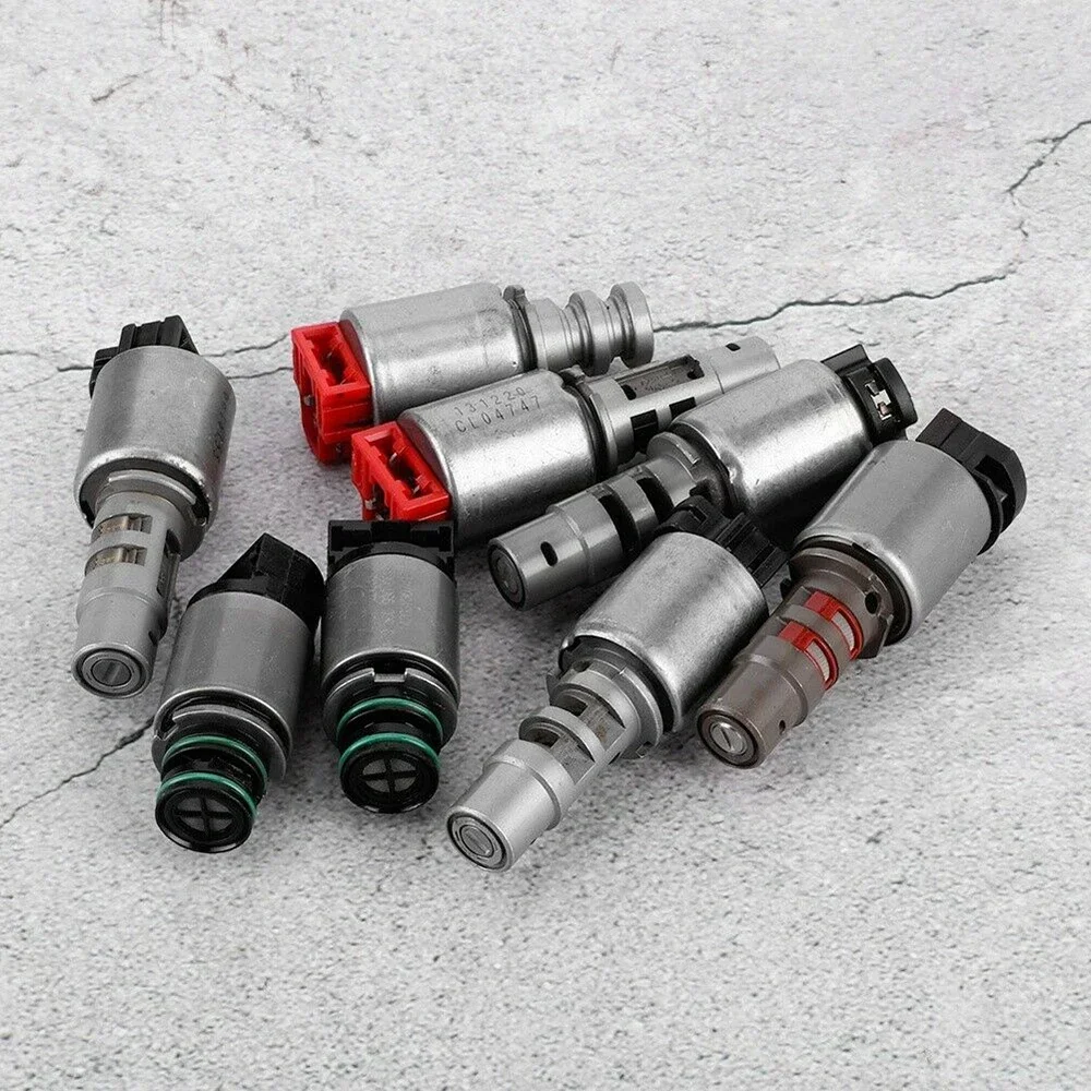 8PCS 6 Speed Solenoid Kit A6LF1/2/3 A6MF1 A6MF2 Automatic Transmission Solenoid Kit For Hyundai Kia Chevrolet Ix35 I30