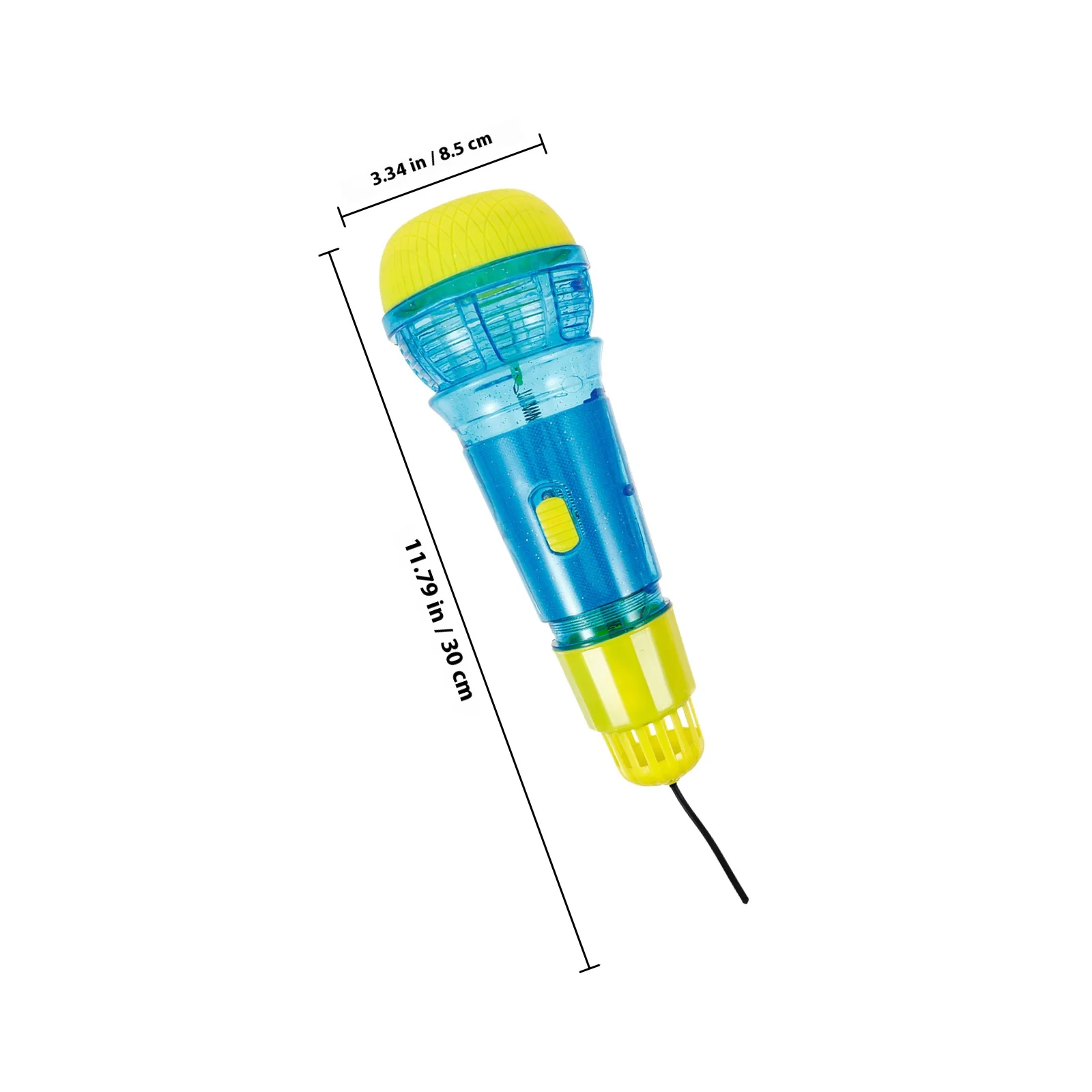 2Pcs Echo Microphone High Simulation Design Children Stage Performance Birthday Gift Educational Accessory Echo Microphone