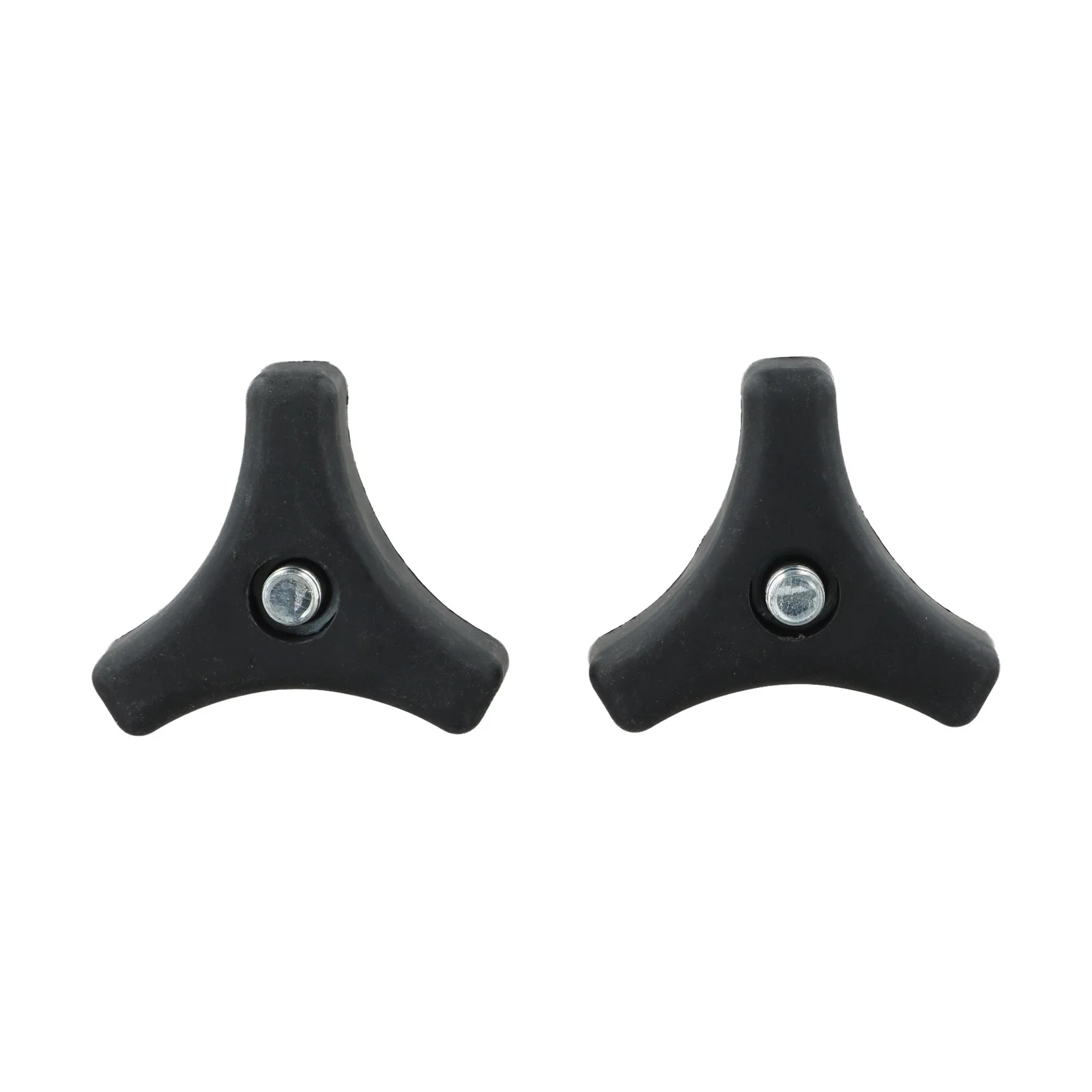 

2 комплекта болтов для ручки газонокосилки, винты для треугольной ручки, сменный комплект, совместимый с большинством газонокосилок, пластиковые и металлические.