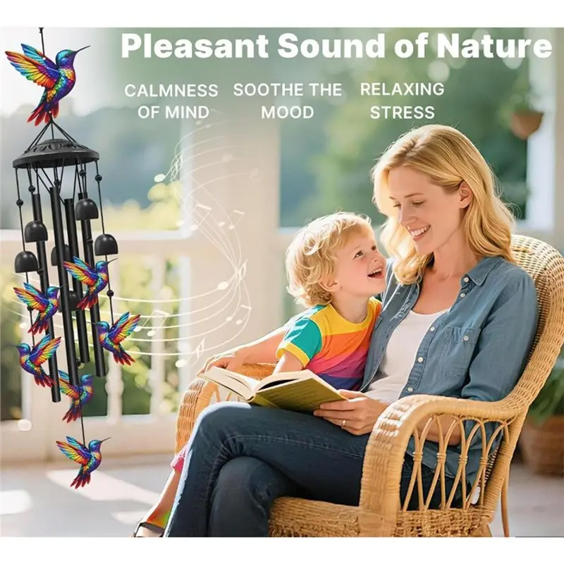 A19F-Wind Chimes For Outside Commemorative Gift Wind Chimes Balcony Decoration Memorial Wind Chimes Gifts