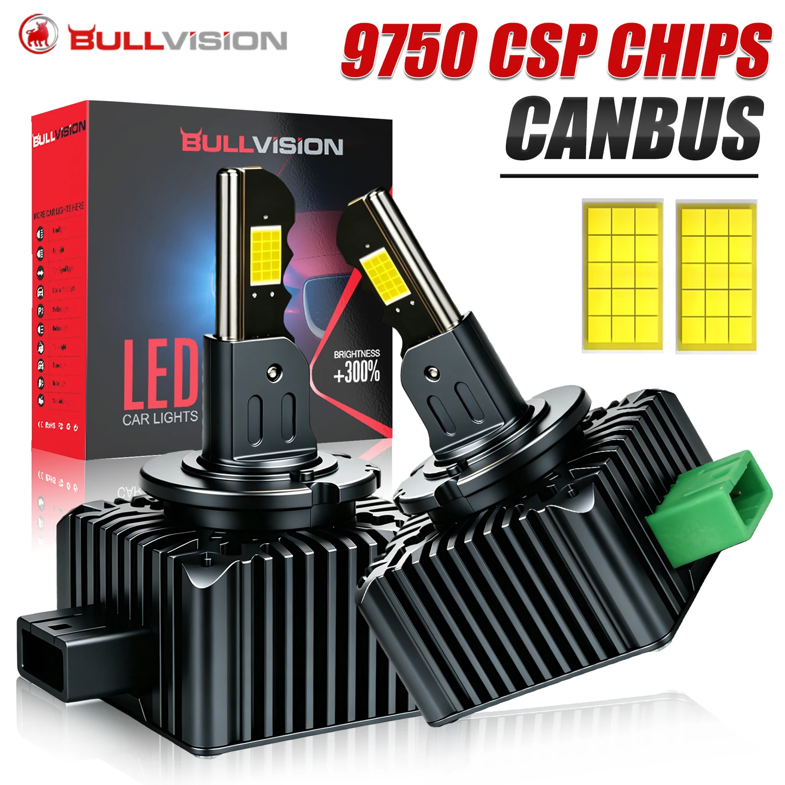 D1S D3S D2S D4S D8S LED Bulb Car Headlight CANBUS 110W Super Bright Light 1:1 Direct Replacement Xenon Headlamp Plug&Play 6000K