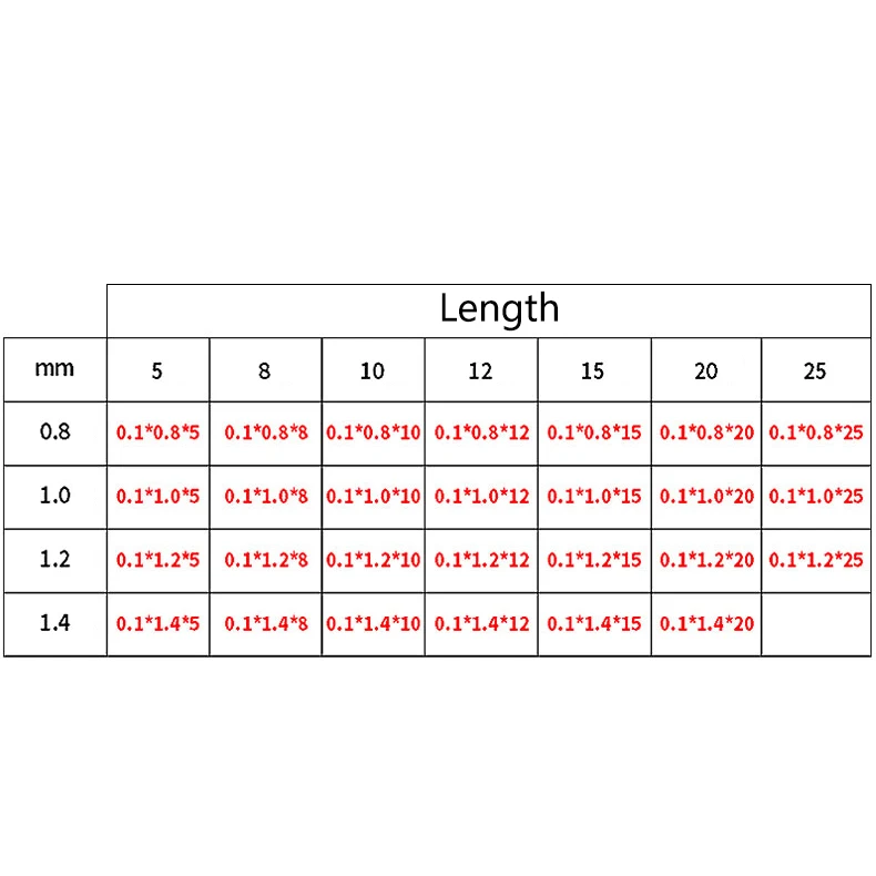 304 Stainless Steel Micro Small Return Compression Spring Compression Spring Wire Dia:0.1mm OD:0.8mm-1.4mm Length:5mm-25mm