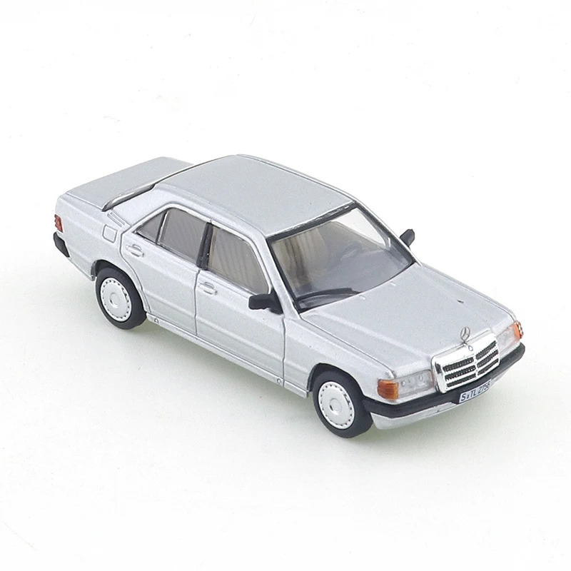 Xcartoys-合金車モデルのおもちゃのペンダント,メルセデスベンツ190e,青,銀,Y65-02, Y65-01, 1:64