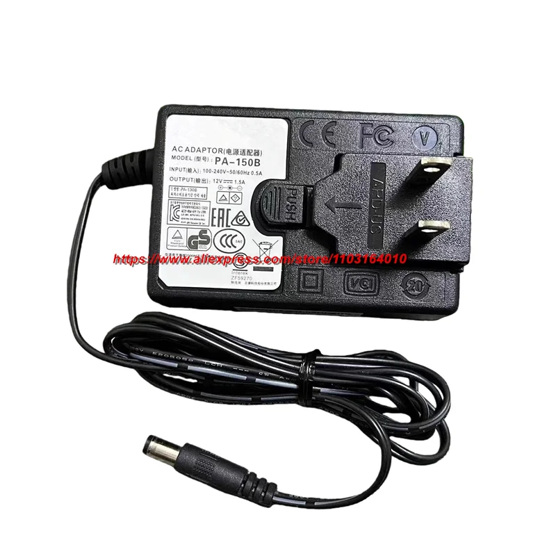 Original PA-150B 12V 1.5A AC Adaptor Adapter Charger for YAMAHA KBP300 KBP500 KBP2100 Power Supply
