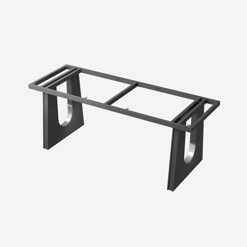 Retro solid wood table leg bracket rock slab luxury stone dining table basefoot tea table desk desktop support
