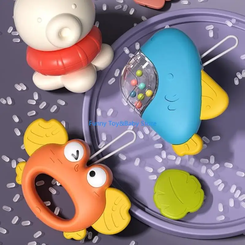 Cartone animato elefante scatola musicale presepe mobile rotante sonaglio giocattolo per bambini con musica calmante e visiva