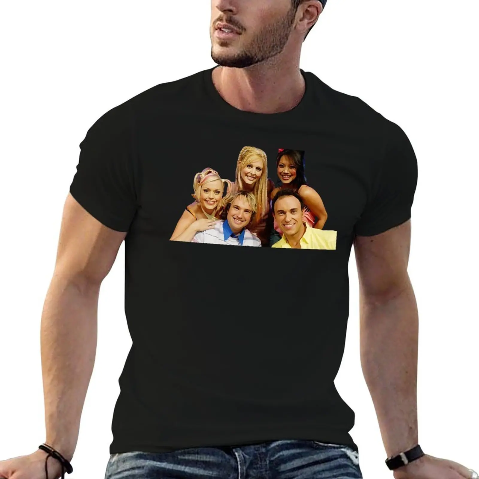 

Original Hi-5 Cast T-Shirt man t shirts high quality luxury brand t shirts for man graphic funny man t shirt luxury T-shirt