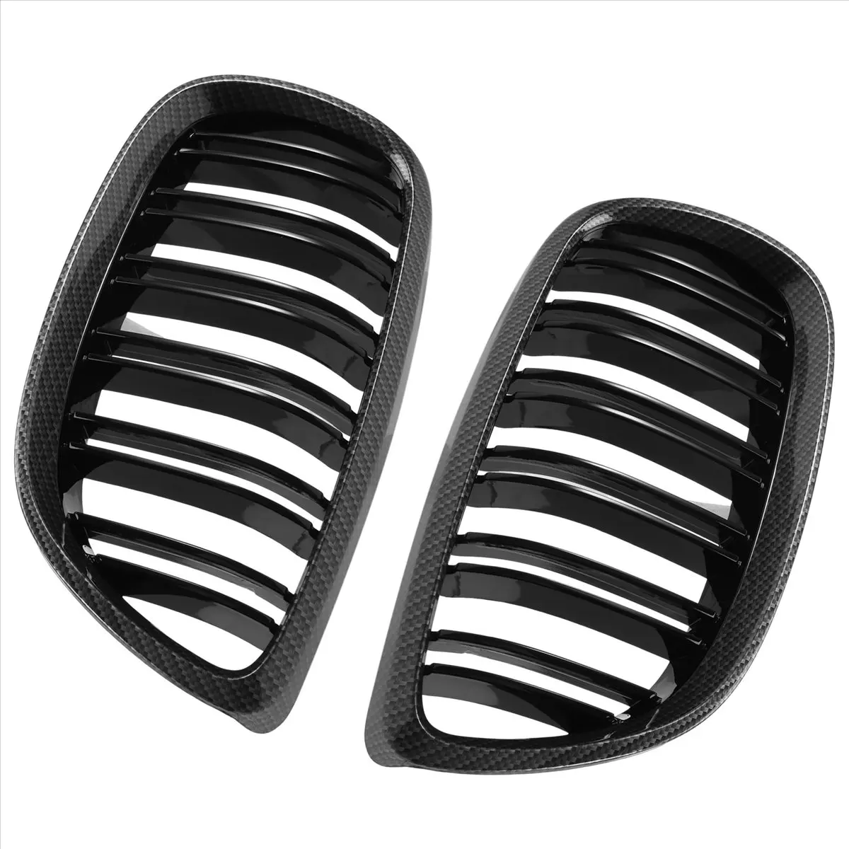 #49R front bumper grille,for -BMW E90 E92 E93 M3 328I 335I 2007-2011 Look Front Kidney Grille (ABS)