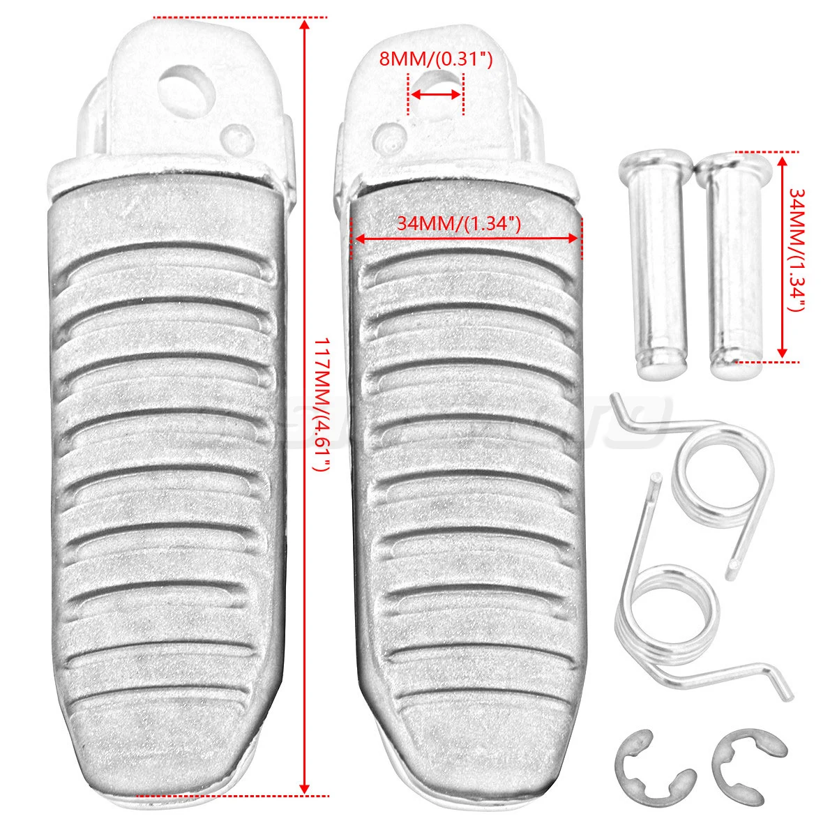 Motorcycle Front Footrests Foot Pegs For Suzuki KATANA RF600 RF900 GSF1200 BANDIT GSF1200S GSF 1200 GSF600 GSF400 GK75A GSX400