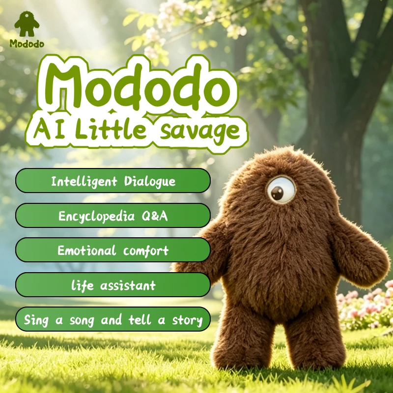 Kids Education Company - Long Fur Bigfoot Monster AI Plush