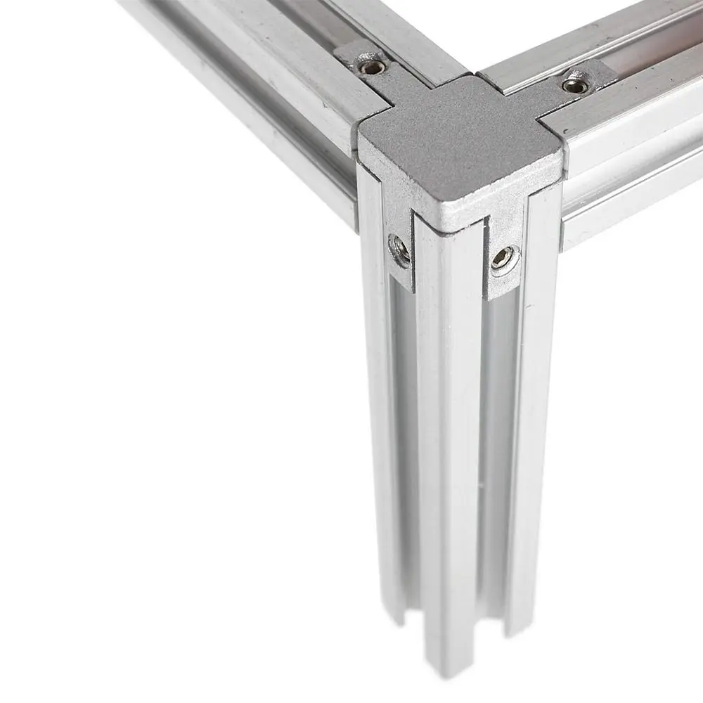 Durable with Screws 2020 3030 4040 Series Slot 3-Way European Standard Bracket Connector End Corner