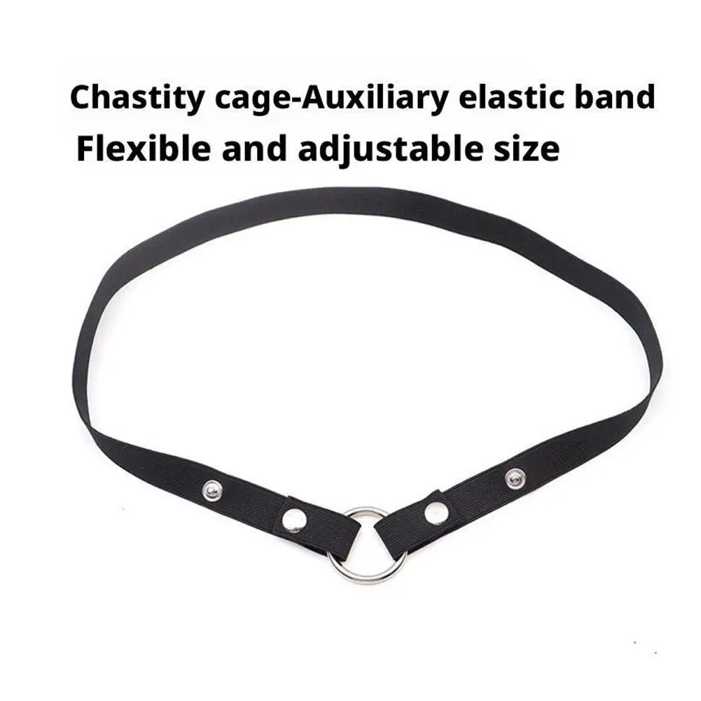 حزام مساعد مرن للرجال، قفل جنسي مضاد للسقوط، حزام العفة، قفل ذكر، جهاز العفة المضاد للإيقاف، قفص مرن #2