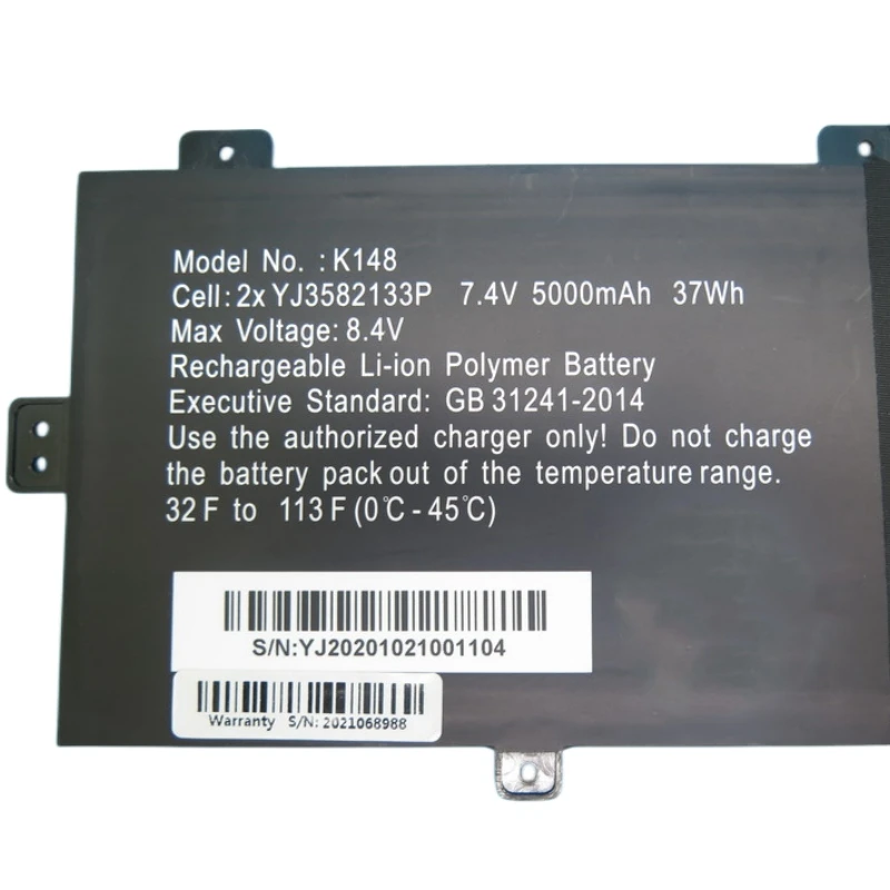 For Teclast F7 Plus II 2 JJY3080265P U3285131P-2S Vastking K148 2X YJ3582133P Battery For VingaIron S140 MediaBook 14 GSP3285131