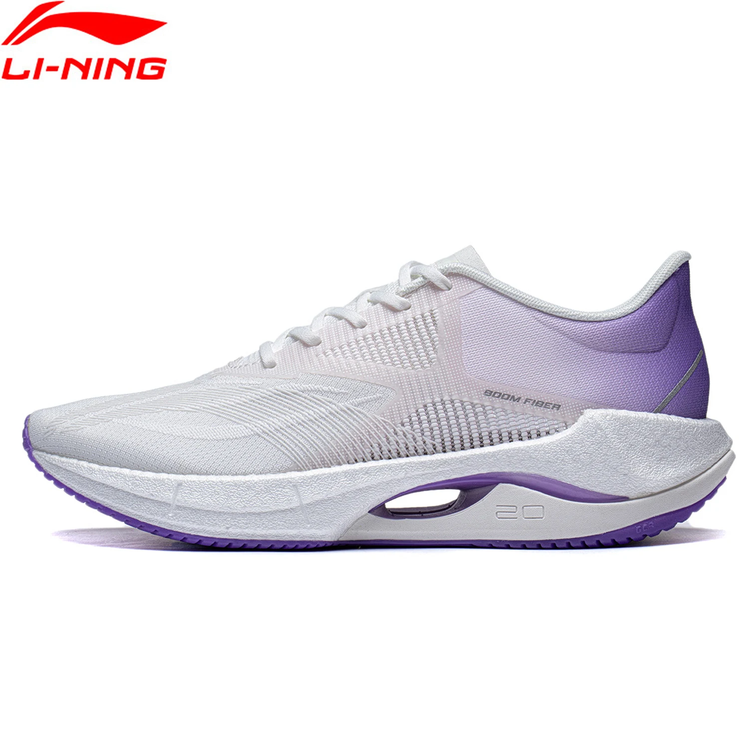 Li-Ning Frauen SUPER LICHT 20 Laufschuhe BOOM FASER Kissen Atmungsaktive Futter Wearable Sneaker Leichte Sport Schuhe ARBT002