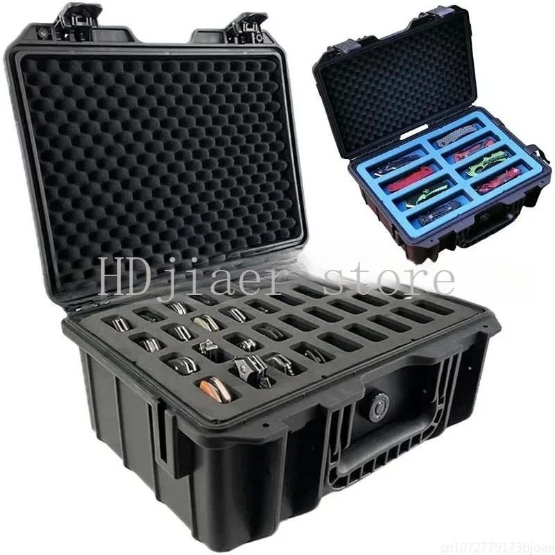 

Collection Box Edc Portable Folding Knife Storage Box Butterfly Knife Swiss Flail Knife 24slots