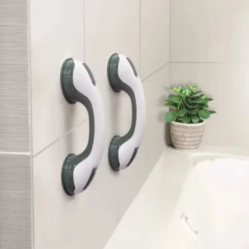

2/1pcs Shower Handle Grab Bars Ultra Grip Dual Locking Safety Suction Cups Helping Handle Anti Slip Support for Toilet Bathroom