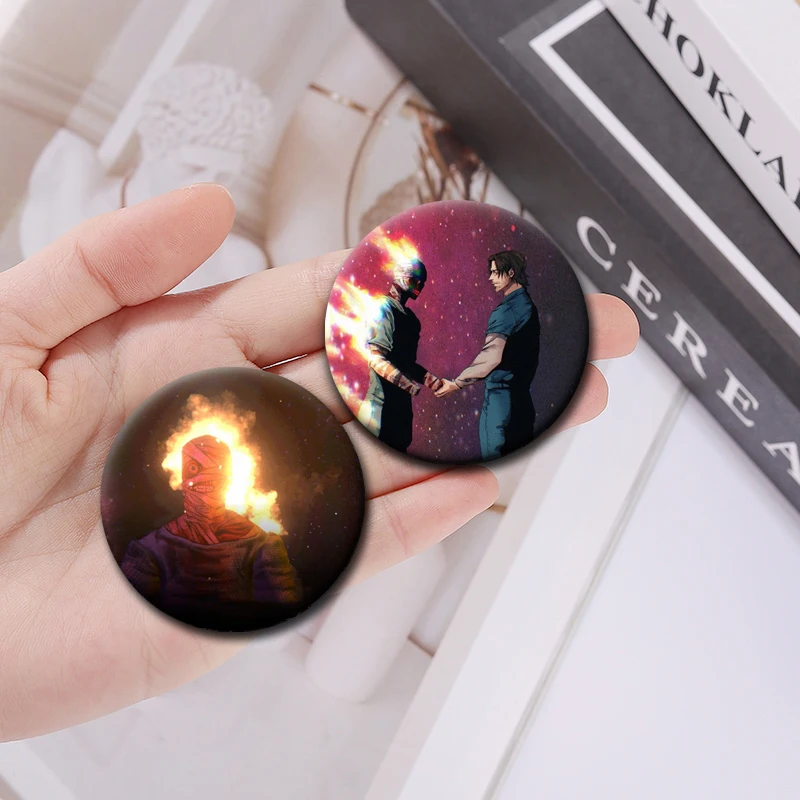 Game Mouthwashing Creative Brooch Anime Figure Anya Daisuke Peripheral Badge Aesthetic Pins Suitable for Bag Clothing Decoration