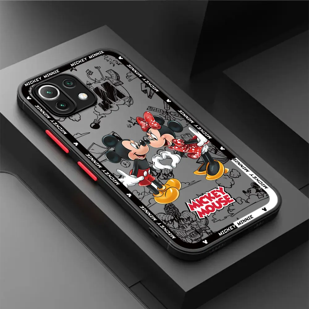 Disney Mickey Mouse Case for Xiaomi Mi 11 Pro 13T 10 Lite 10T 9 SE 12T Pro 11T 11 Lite Silicone Cover